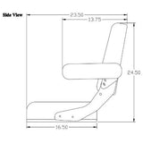 Tractor Deluxe Seat Assembly for International