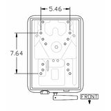 Narrow Base Tractor Seat Mechanical Suspension Assembly