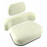 3 Piece Tractor Seat Cushion Set for Moline / Oliver / White