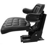 Flip up Tractor Seat with Suspension / Arm Rests