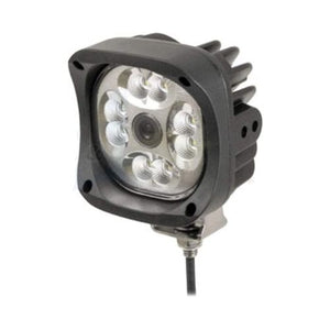 CabCAM Square LED Work Flood Lamp w/ Observation Camera