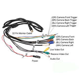 CabCAM 7" Quad HD Monitor - 2 White LED Camera Observation System w/ Audio