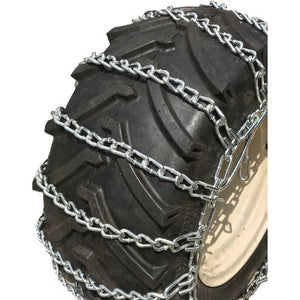 22 x 11 - 10, 23 x 10.50 - 12, 23 x 9.50 - 12, 24 x 10.50 - 12 Heavy Duty Tire Chain (Pair) 2 Link