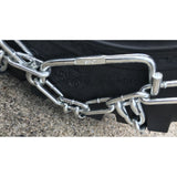 23 x 8.50 - 12 Heavy Duty Tire Chain (Pair) 4 Link