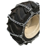 23 x 8.50 - 12 Heavy Duty Tire Chain (Pair) 4 Link