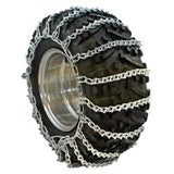 25 x 13 - 9 ATV / UTV Heavy Duty Tire Chain (Pair) V Bar 2 Link