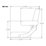 Tractor Combine Harvester Seat Assembly for John Deere