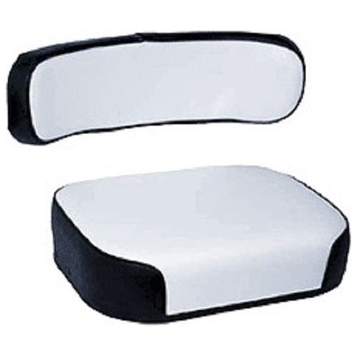 Black & White Vinyl 2 pc Cushion Set for Oliver Tractors 770, 880