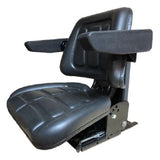 Heavy Duty Farm Tractor Seat w / Suspension / Flip Up Arm Rests