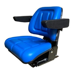 Heavy Duty Farm Tractor Seat w / Suspension / Flip Up Arm Rests